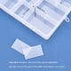 thumbnail image 5 of Caja de almacenamiento grande de plástico transparente de 18 rejillas, paquete de 4, organizador de cuentas con divisores ajustables, 5 of 9
