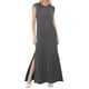 thumbnail image 1 of Vestido largo informal sin mangas con abertura para mujer: vestido camisero holgado con bolsillos laterales, perfecto para vacaciones/viajes, tejido ligero, tallas S-XXL, 1 of 4
