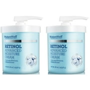 NatureWell Clinical Retinol Advanced Moisture Cream, Large, 32 oz (2 Tubs/16 Oz)
