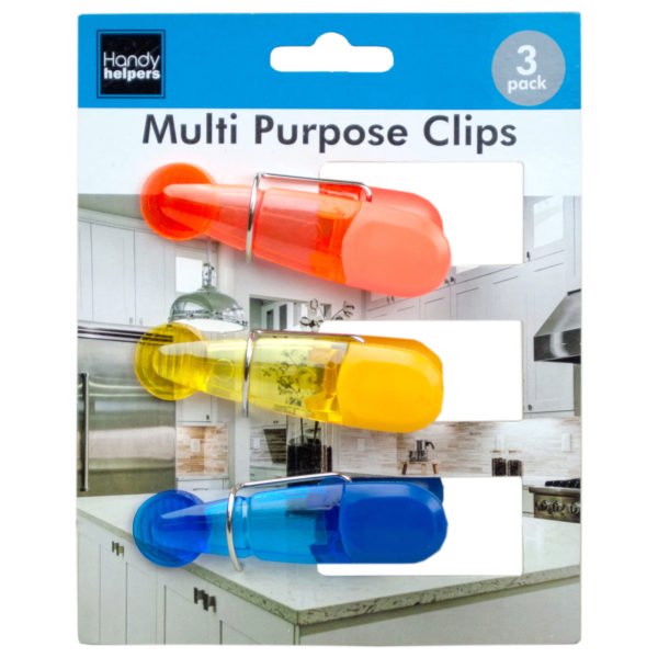 Kitchen Clips with Back 12 Pack