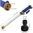 thumbnail image 3 of 2026 Upgraded Jet Hose Nozzle High Pressure, Jet Nozzle Power Washer for Garden Hose, High Pressure Washer Hose Attachment, Watering Sprayer Cleaning Tool For Gutter Patio Car Window (1PC-D), 3 of 8