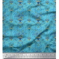 thumbnail image 1 of Soimoi Rayon Fabric Pot & Artistic Flower Print Sewing Fabric Yard 56 Inch Wide, 1 of 3