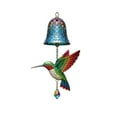 thumbnail image 2 of Hummingbird Wind Chimes, 7.87 Inch Handmade Metal Garden Ornaments Sunlight Refraction Rainbow Wind Chimes Garden Balcony Decoration Nature Theme Birthday, 2 of 4