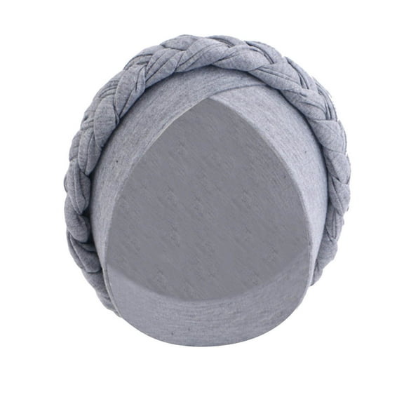 African Women Turban Caps Pre-Tied Double Twisted Braid Hair Cover Wrap Hat Beanie Twist Headscarf Chemo Cancer Cap Headwraps for Women