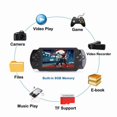 thumbnail image 4 of Consola de juegos portátil con pantalla de 4,3 pulgadas con 8 GB de memoria, color negro, 4 of 6