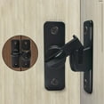 thumbnail image 5 of Door Lock Door Latch Door Bolts Home Security Heavy-duty Zinc Alloy 90 180 Degree Sliding Door Lock Anti-theft Lock, 5 of 9