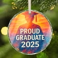 thumbnail image 3 of High School, College, University Graduate Graduation Congrats 3" Crystal Glass Christmas Ornament Congratulations/Thank You/First Xmas/Milestone Keepsake Gift for Holiday Tree, 3 of 3