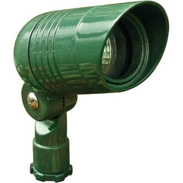 Dabmar Lighting LV222-G Cast Aluminum Directional Spot Light with Hood- Green
