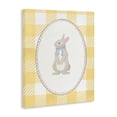 thumbnail image 2 of Stupell Industries Farmhouse Little Bunny on Yellow Gingham Canvas Art, 36 x 48, by The Paper Curator, 2 of 8