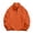 A Orange, variant on Dqueduo Men's Fashion Sweatshirt, Solid Long Sleeve Turndown Collar Casual Zipper Top Sweatshirt, Regular Length Men's Sweatshirt