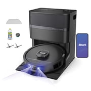 Shark PowerDetect UV Reveal 2-in-1 Robot Vacuum & Mop, NeverTouch Pro Base 60-Day, Pet Friendly, UV Stain Detect, RV3020XE