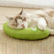 Harlier Cat Pillow, Dog Pillow, Claming Pillows for Small Dogs and Cats, Joint Relief Sleeping Improve Pet Neck Pillow, Deep Sleep Fluffy & Cozy Pet Calming Toy, Machine Washable (Green)