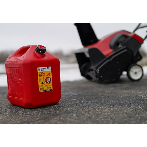 Midwest Can, Gas Can Fuel Container, 5610, 5 Gallon Pack of 2