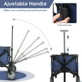 thumbnail image 5 of Zimtown Collapsible Wagon, Heavy Duty Folding Utility Cart for Outdoor, Beach, Garden, Events - Blue, 5 of 8