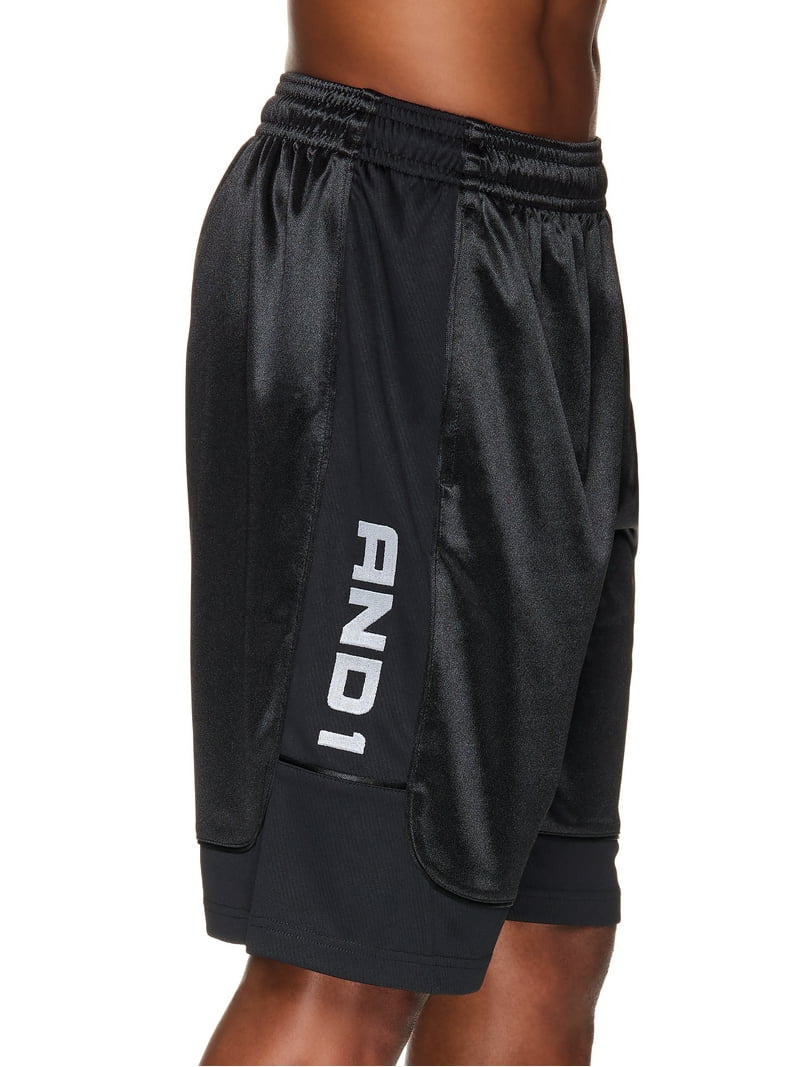 On court shorts Sサイズ シェルトン AND1 Men's and Big Men's All Court Short, up to Size 5XL