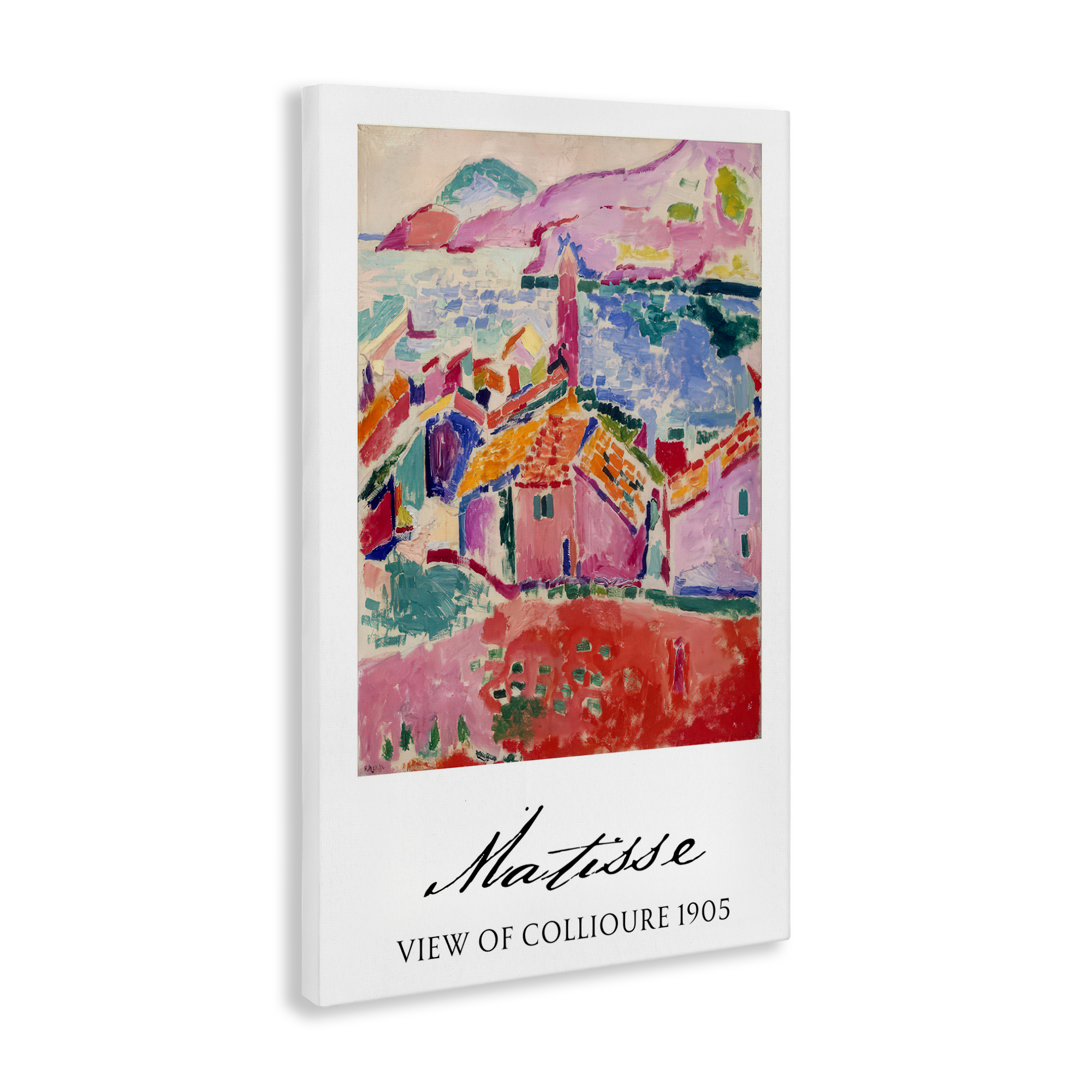 View Of Collioure Canvas Wall Art, design by Vintage Hustle