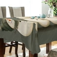 thumbnail image 5 of Yayeee Tablecloths 60" x 60" Rectangle Wrinkle Resistant Party Table Cover, Gray Snowmen, 5 of 8