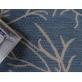 thumbnail image 4 of Unique Loom Branch Indoor/Outdoor Botanical Rug Blue/Beige 2' 2" x 6' 1" Runner Floral / Botanical Perfect For Patio Deck Garage Entryway, 4 of 6