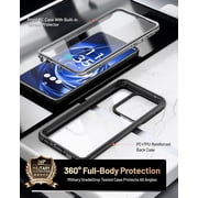Poetic Guardian Case for Motorola Moto G Stylus 5G 2026 [Screen Protector Works with Fingerprint ID] [20 FT Mil-Grade Drop Tested], Full-Body Hybrid Shockproof Bumper Cover, Black/Clear