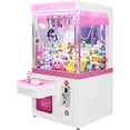 thumbnail image 1 of Mini Maquina Garra Peluche Audiotek Mini Doll Caza Luz Sonido Tankman Rosa, 1 of 8