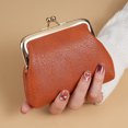 thumbnail image 2 of 2024 New Women Retro Buckle Coin Purse Candy Color Short Coin Purse Change Purse, 2 of 5