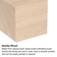 thumbnail image 3 of Bloques de Madera para Manualidades, Cubo de Madera sin Terminar de 3/4 Pulgadas para Proyectos de Manualidades DIY, Paquete de 100, 3 of 6