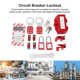 thumbnail image 4 of Kit de bloqueo y etiquetado de disyuntores eléctricos ckepdyeh, juego de candados de seguridad, estación de etiquetas de bloqueo de enchufes, cerrojos para la industria, automóviles, 4 of 8