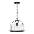 thumbnail image 4 of Capital Lighting 247011AD Madison 13" Wide Semi-Flush Drum Ceiling Fixture / Pendant -, 4 of 7