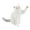 White, variant on Rushawy Realistic Cat Animal Figure Model Cake Toppers Decoration for Girls Children Gray