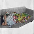 thumbnail image 5 of Circus Soft Flannel Fleece Throw Blanket, Circus and Theme Park Design Carousel Amusement and Excitement Theme Trees Forest, Cozy Plush for Indoor and Outdoor Use, 50" x 70", Multicolor, by Ambesonne, 5 of 5
