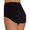 thumbnail image 2 of Women's Bali 2324 Full-Cut-Fit Stretch Cotton Brief Panty (Black 7), 2 of 4