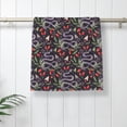 thumbnail image 5 of KLL Snakes And Snake Fruit Ultra Absorbent & Soft Hand Towels for Bath, Hand, Face, Gym and Spa-27.5x16in, 5 of 7