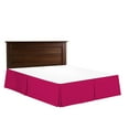 thumbnail image 4 of Nestl Easy Fit 14” inch Tailored Drop Pleated Microfiber Bed Skirt Dust Ruffle, Twin, Hot Pink, 4 of 4