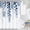 Blue, variant on No Hook Shower Curtain with Snap in Liner Eucalyptus Shower Curtain Fabric Waterproof Liner Plants Blue Leaves Modern Shower Curtains for Bathroom Machine Washable, 72 x 75