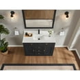 thumbnail image 4 of Legion Furniture 48" TRICORN BLACK FINISH SOLID WOOD SINK VANITY  WITH 1' ARTIFICIAL STONE TOP, 4 of 10
