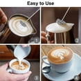thumbnail image 3 of Relehadre de Leche Portátil, Whipper Eléctrico, Portátil Portátil USB, Recargable, Conveniente para Hornear y Cocinar, 3 of 7