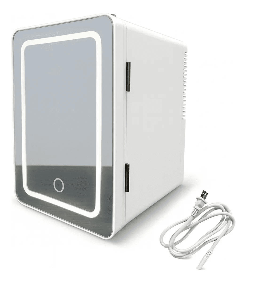 Xtellar Mini Refrigerador Con Espejo Led Capacidad De 4 L 2 Alturas Xtellar Blanco