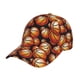 thumbnail image 1 of Fotbe Vintage Basketball Gorro Clásico de Béisbol, Gorra Ajustable con Broche Snapback, Gorro de Exterior de Algodón Suave, 1 of 6