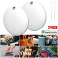 thumbnail image 2 of IC ICLOVER [2 Pack] Bluetooth Smart Tracker Tag Pet Key Luggage Air Tracker Finder Works with Apple Find My (iOS Only), Black, 2 of 14