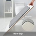 thumbnail image 3 of Olanly Memory Foam Contour Toilet Bath Rug, U-Shaped Non Slip Absorbent Thick Soft Washable Bathroom Rugs, Floor Carpet Bath Mat for Bathroom Sink Toilet 20 x 24 , Grey, 3 of 7