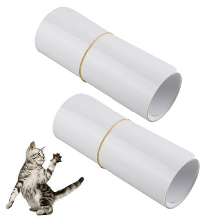 2-pack Pet Cat Scratch Protector, Furniture & Sofa Shield for Dog & Cat Scratching Deterrent, Defender & Repellent Super Sticky Self-Adhesive