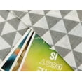 thumbnail image 4 of Microwave Oven Cover Dustproof Cotton Machine Protector Decorative Kitchen Appliance Cover with Side Storage Pockets(Gray Triangle), 4 of 7