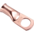 thumbnail image 1 of ORUYROP 10 Pcs Copper Lugs Ring Terminals Connectors, 3/8\u201d Stud Size for 4 AWG Wire. Battery Cable Ends, 1 of 6
