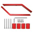 thumbnail image 4 of Reemplazo de aleación de aluminio de manija trasera de carretera de coche para Jeep Wrangler JK 2007-2018Rojo, 4 of 9