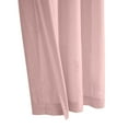 thumbnail image 3 of Habitat Harmony Grommet Curtain Panel Window Dressing 52 x 84 in Rose, 3 of 5