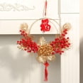 thumbnail image 4 of Naiovety Decoraciones Tradicionales Año Nuevo Chino Guirnalda Flores Elegantes Frutos Rojos Kits de decoración para fiestas pluma de pavo real, 4 of 5