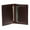 Brown, variant on Men's 100% Leather Micro Sleeve, Slim Card & Cash Holder Bifold Wallet - Multi Color Options