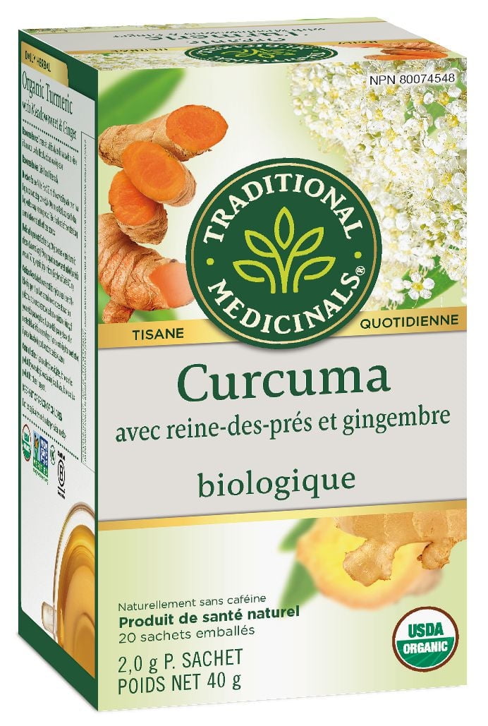 Traditional Medicinals Organic Turmeric with Meadowsweet & Ginger