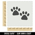thumbnail image 2 of Paw Prints Pair Dog Cat DIY Cookie Wall Craft Stencil - 7.0 Inch, 2 of 5