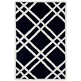 thumbnail image 1 of Safavieh Cambridge Collection CAM142E Handmade Moroccan Geometric Black and Ivory Premium Wool Square Area Rug (8' Square), 1 of 10